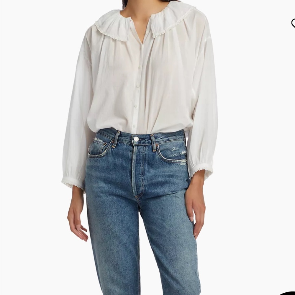 DOEN Jana Top in Salt White